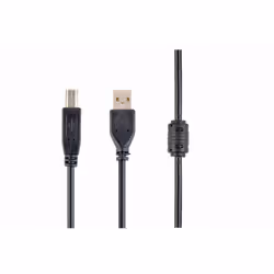 Gembird 3m USB 2.0 A/B M, 3 m, USB A, USB B, USB 2.0, Maschio/Maschio, Nero