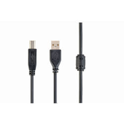 Gembird 3m USB 2.0 A/B M cavo USB USB A USB B Nero