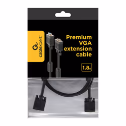 Gembird VGA M/F 1.8m cavo VGA 1,8 m VGA (D-Sub) Nero - Vista aggiuntiva 2