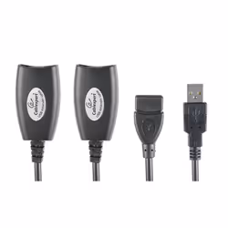 Gembird USB extender up to 30 m, Nero, CE, RoHS, USB, 125 mm, 200 mm, 20 mm