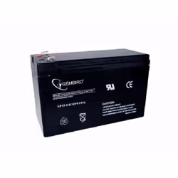 Gembird 12V, 9 Ah, Acido piombo (VRLA), 12 V, 1 pz, Nero, 9 Ah, 2,7 kg
