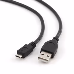 Gembird USB 2.0/microUSB 2.0, 0.3m cavo USB 0,3 m USB A Micro-USB B Nero