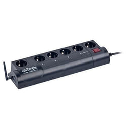 Gembird EG-PMS2-WLAN protezione da sovraccarico Nero 6 presa(e) AC 250 V 1,8 m