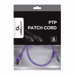 Gembird RJ45/RJ45 Cat6 0.5m cavo di rete Viola 0,5 m F/UTP (FTP) - Vista aggiuntiva 4