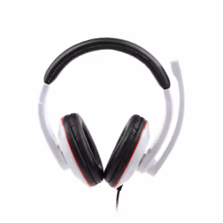 Gembird MHS-001-GW cuffia e auricolare Cablato A Padiglione Musica e Chiamate Bianco - Vista aggiuntiva 2