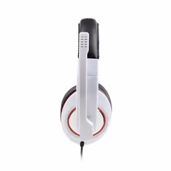 Gembird MHS-001-GW cuffia e auricolare Cablato A Padiglione Musica e Chiamate Bianco - Vista aggiuntiva 3