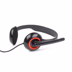 Gembird MHS-002 cuffia e auricolare Cablato A Padiglione Musica e Chiamate Nero, Rosso - Vista aggiuntiva 6