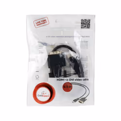 Gembird CC-HDMI-DVI-0.5M cavo e adattatore video 0,5 m Nero - Vista aggiuntiva 6