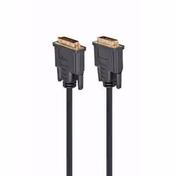 Gembird CC-DVI2-BK-6, 1,8 m, DVI-D, DVI-D, Maschio, Maschio, Nero