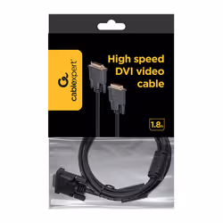 Gembird CC-DVI2-BK-6 cavo DVI 1,8 m DVI-D Nero
