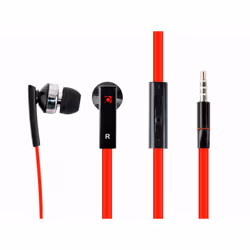 Gembird Porto, Cablato, 20 - 20000 Hz, Musica e Chiamate, 12 g, Cuffie, Nero, Rosso