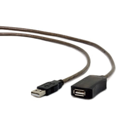Gembird USB A/USB A M/F 5m cavo USB USB 2.0 Nero
