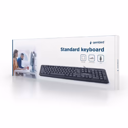 Gembird KB-U-103 tastiera USB Inglese US Nero - Vista aggiuntiva 3
