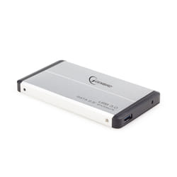 Gembird EE2-U3S-2-S contenitore di unità di archiviazione Custodia per Disco Rigido (HDD) Argento 2.5"