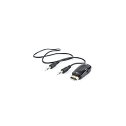 Gembird A-HDMI-VGA-02 adattatore per inversione del genere dei cavi VGA (D-Sub) Nero