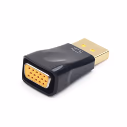 Gembird A-DPM-VGAF-01, DisplayPort, VGA, Nero