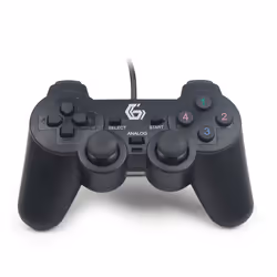 Gembird JPD-UDV-01 periferica di gioco Nero USB 2.0 Gamepad Analogico/Digitale PC