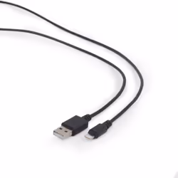 Gembird CC-USB2-AMLM-1M cavo Lightning Nero - Vista aggiuntiva 2