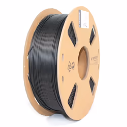 Gembird 3DP-PLA1.75-01-BK materiale di stampa 3D Acido polilattico (PLA) Nero 1 kg