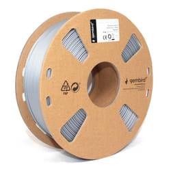 Gembird 3DP-PLA1.75-01-S materiale di stampa 3D Acido polilattico (PLA) Argento 1 kg