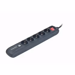 EnerGenie SPG5-U2-5 protezione da sovraccarico Nero 5 presa(e) AC 5 V 1,5 m