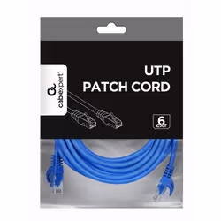 Gembird PP6U-5M cavo di rete Blu Cat6 U/UTP (UTP) - Vista aggiuntiva 3