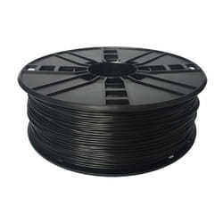 Gembird 3DP-TPE1.75-01-BK materiale di stampa 3D Elastomero Termoplastico (TPE) Nero 1 kg