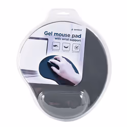 Gembird MP-GEL-GR tappetino per mouse Grigio - Vista aggiuntiva 2