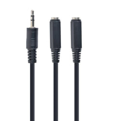 Gembird CCA-415-0.1M cavo audio 0,1 m 3.5mm 2 x 3.5mm Nero