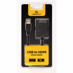 Gembird A-USB3-HDMI-02 adattatore grafico USB 1920 x 1080 Pixel Nero