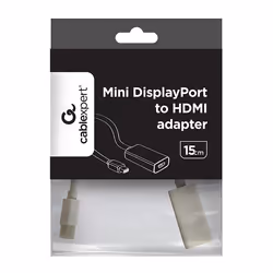 Gembird A-MDPM-HDMIF-02-W cavo e adattatore video Mini DisplayPort HDMI tipo A (Standard) Bianco