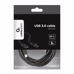 Cablexpert CCP-USB3-AMCM-10 cavo USB USB 3.2 Gen 1 (3.1 Gen 1) 3 m USB A USB C Nero - Vista aggiuntiva 4