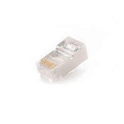 Gembird PLUG5SP/100 cavo di collegamento RJ-45 Trasparente