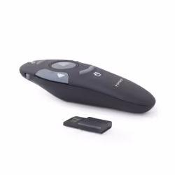 Gembird *Wireless presenter with laser pointer puntatore 660 nm 10 m Nero
