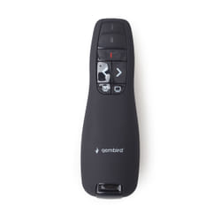 Gembird *Wireless presenter with laser pointer puntatore 660 nm 10 m Nero