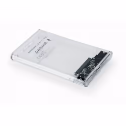 Gembird EE2-U3S9-6 contenitore di unità di archiviazione Custodia per Disco Rigido (HDD) Trasparente 2.5"