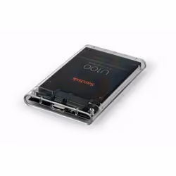 Gembird EE2-U3S9-6 contenitore di unità di archiviazione Custodia per Disco Rigido (HDD) Trasparente 2.5"