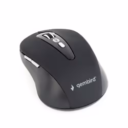 Gembird MUSWB-6B-01, Mano destra, Ottico, Bluetooth, 1600 DPI, Nero