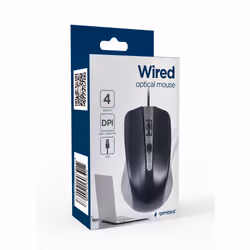 Gembird MUS-4B-01-GB mouse Ufficio Mano destra USB tipo A Ottico 1200 DPI