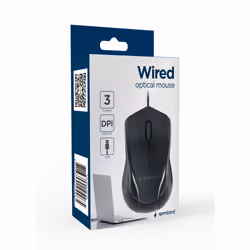 Gembird MUS-3B-02 mouse Ufficio Ambidestro USB tipo A Ottico 1000 DPI - Vista aggiuntiva 2