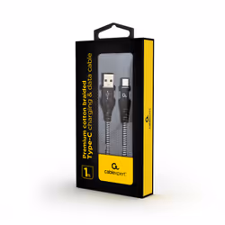 Gembird CC-USB2B-AMCM-1M-BW cavo Lightning Nero, Bianco