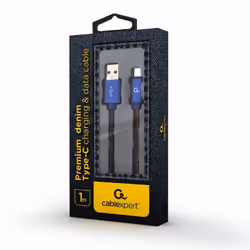 Cablexpert CC-USB2J-AMCM-1M-BL cavo USB USB 2.0 USB A USB C Blu