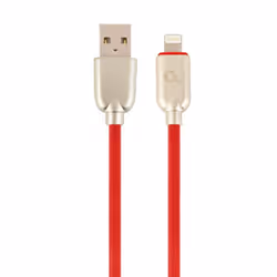 Cablexpert CC-USB2R-AMLM-2M-R, 2 m, Lightning, USB A, Maschio, Maschio, Rosso