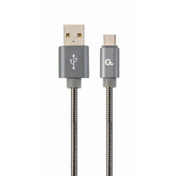 Cablexpert CC-USB2S-AMCM-2M-BG cavo USB USB 2.0 USB A USB C Grigio