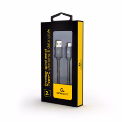 Cablexpert CC-USB2S-AMCM-2M-BG cavo USB USB 2.0 USB A USB C Grigio