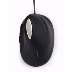 Gembird MUS-ERGO-03, Mano destra, Ottico, USB tipo A, 3200 DPI, Nero