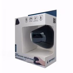 Gembird MUS-ERGO-03 mouse Ufficio Mano destra USB tipo A Ottico 3200 DPI - Vista aggiuntiva 6