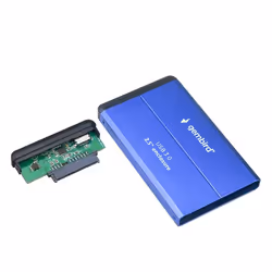 Gembird EE2-U3S-2-B contenitore di unità di archiviazione Custodia per Disco Rigido (HDD) Blu 2.5"