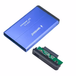 Gembird EE2-U3S-2-B contenitore di unità di archiviazione Custodia per Disco Rigido (HDD) Blu 2.5"