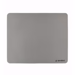 Gembird MP-S-G, Grigio, Monocromatico, Stirene-Butadiene (SBR), Barra appoggiaferro antiscivolo, Tappetino per mouse per gioc ...
